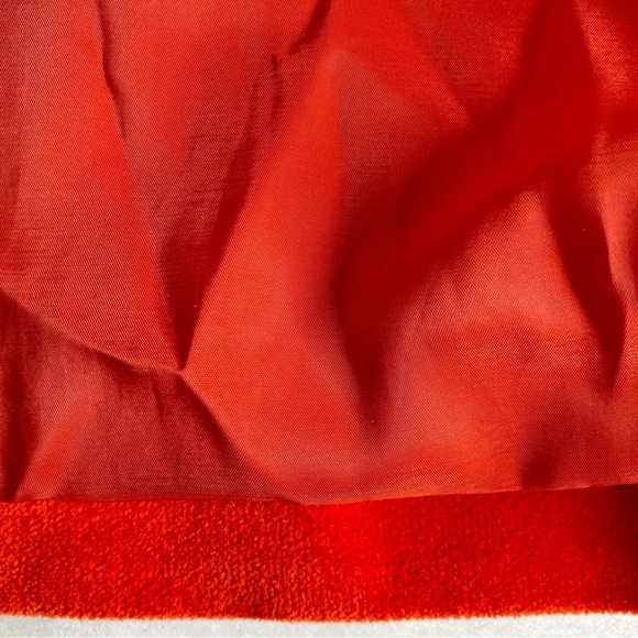 Talbots Velvet Three Button Peplum Blazer Jacket Burnt Orange (Size 16P) NWOT - Picture 8 of 12